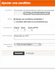Formulaire de demande de carte de commerçant